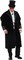 The Costume Center Black Dead of Night Men Adult Halloween Costume - One Size